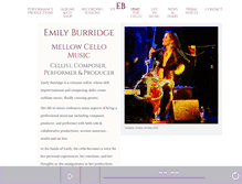 Tablet Screenshot of emilyburridge.com